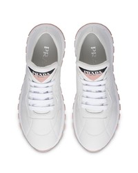 Prada Top Stitched Runner Sneakers