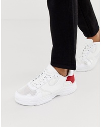 Brave Soul Trainers In White With Chunky Sole