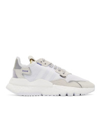 adidas Originals White 3m Edition Nite Jogger Sneakers