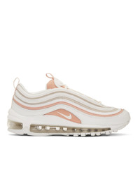 Nike White And Beige Air Max 97 Sneakers