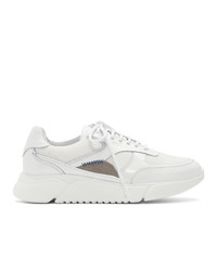 Axel Arigato White And Beige Genesis Sneakers