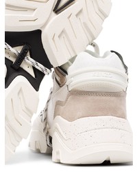 Kenzo White And Black Inka Sneakers