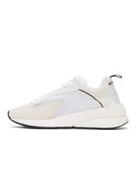 Diesel White And Black S Serendipity Sneakers