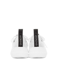 Givenchy White And Grey Jaw Low Sneakers