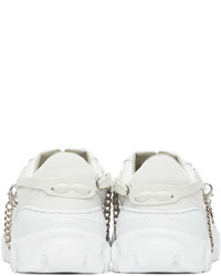 Rombaut White Boccaccio Ii Future Leather Harness Sneakers