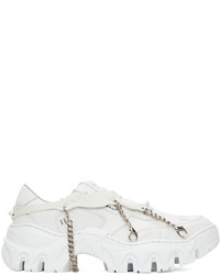 Rombaut White Boccaccio Ii Future Leather Harness Sneakers