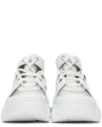 Rombaut White Boccaccio Ii Future Leather Riot Low Sneakers