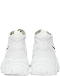 Rombaut White Boccaccio Ii Future Leather Riot Low Sneakers