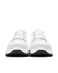DSQUARED2 White Bumpy 551 Sneakers