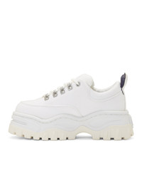 Eytys White Canvas Angel Sneakers
