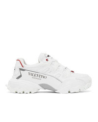Valentino Garavani White Climbers Vlogo Sneakers