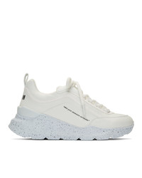 MSGM White College Hiking Sneakers