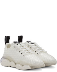 Moschino White Double Bubble Sneakers