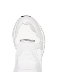 adidas White Futurepacer Leather Sneakers