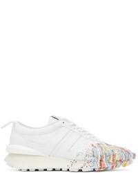 Lanvin White Gallery Dept Edition Leather Bumpr Sneakers