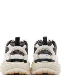 Amiri White Gray Bone Runner Sneakers