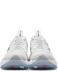 New Balance White Grey Jaden Smith Edition Vision Racer Sneakers