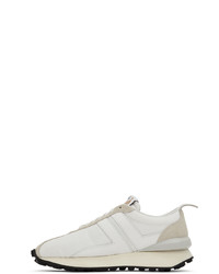 Lanvin White Grey Mesh Bumpr Sneakers