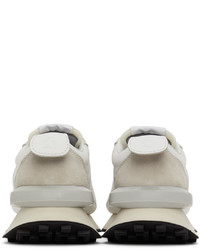 Lanvin White Grey Mesh Bumpr Sneakers