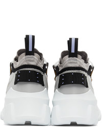 McQ White Grey Orbyt Descender Sneakers