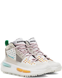 adidas x Humanrace by Pharrell Williams White Humanrace Hu Nmd S1 Ryat High Top Sneakers