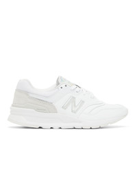 New Balance White Iridescent 997h Sneakers