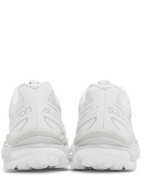 Salomon White Limited Edition Xt 6 Adv Sneakers