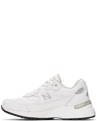 New Balance White Made In Usa 992 Low Sneakers