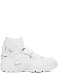 Comme Des Garcons Homme Plus White Nike Edition Air Carnivore Sneakers