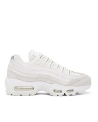 Comme Des Garcons Homme Plus White Nike Edition Air Max 95 Sneakers