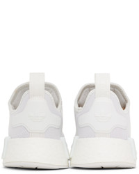 adidas Originals White Nmd R1 Primeblue Sneakers