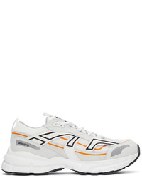 Axel Arigato White Orange Marathon R Trail Sneakers