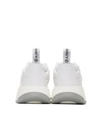 MM6 MAISON MARGIELA White Padded Low Top Sneakers