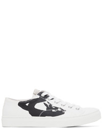 Vivienne Westwood White Plimsoll 20 Low Top Sneakers