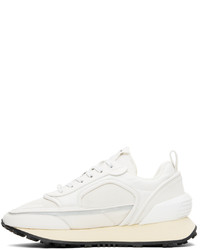 Balmain White Racer Sneakers