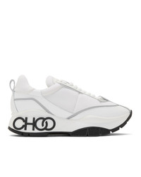 Jimmy Choo White Raine Sneakers