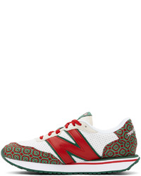 Casablanca White Red New Balance Edition 237 Sneakers
