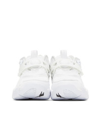 Juun.J White Reebok Edition Pump Court Sneakers