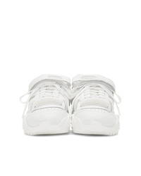 Maison Margiela White Retro Fit Midi Sneakers