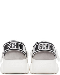 Moschino White Roller Skates Teddy Sneakers