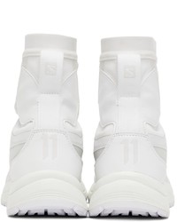 11 By Boris Bidjan Saberi White Salomon Edition Bamba 2 High Sneakers