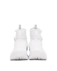 11 By Boris Bidjan Saberi White Salomon Edition Bamba 3 High Sneakers