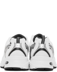 New Balance White Silver 530 Sneakers