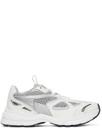 Axel Arigato White Silver Marathon Runner Sneakers