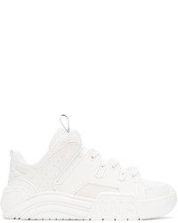 Gcds White Slim Skate Sneakers