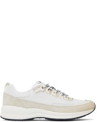 A.P.C. White Taupe Jay Sneakers