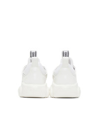 Moschino White Teddy Sneakers