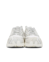 adidas Originals White Torsion Trdc Sneakers