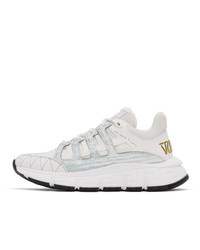 Versace White Trigreca Sneakers