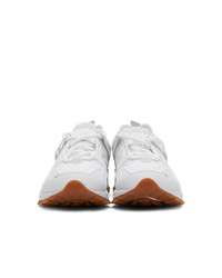 New Balance White Xrct Sneakers